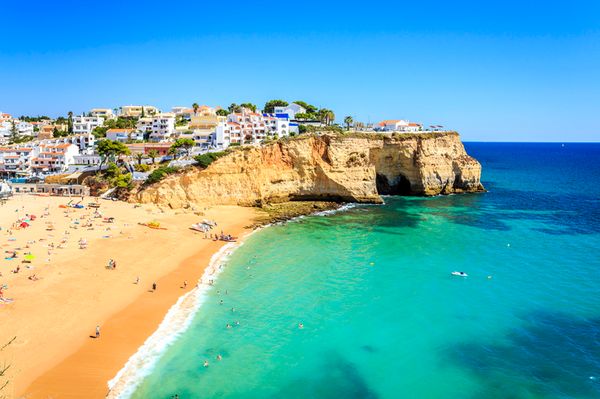 Vacation Redux: British Tourists Return to Portugal Beaches