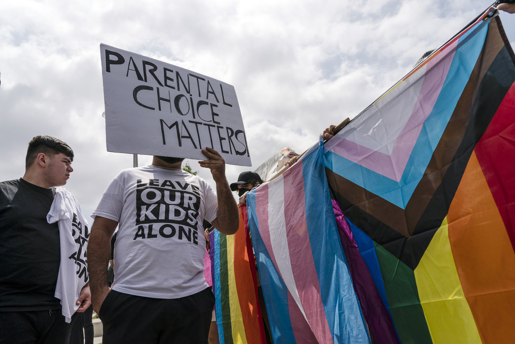 Protests Erupted Outside Los Angeles Elementary School's Pride Month Assembly