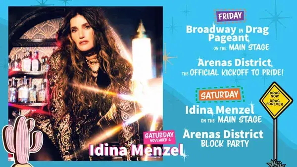 Idina Menzel Headlines Palm Springs Pride Festival 