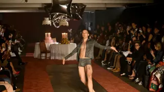 Maximilian Raynor Ignites London Fashion Week with Birthday Cake, Chaos, and Queer Celebration